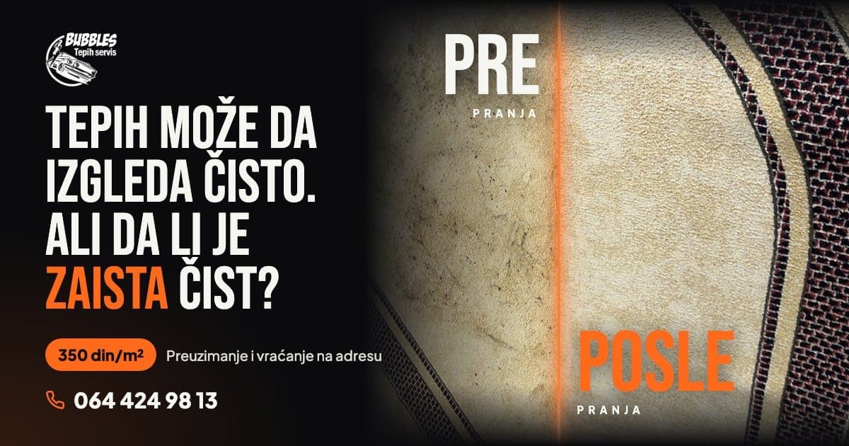 Nova slika pri deljenju: pre i posle na istom tepihu, cena i telefon