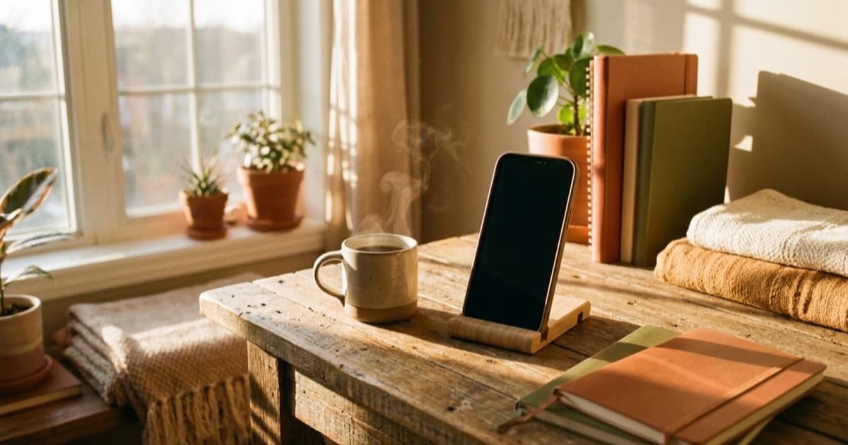 Tamni ekran laptopa iz kog izbija zlatna svetlost